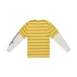 TLD KOSZULKA Z DŁUGIM RĘKAWEM SKYLINE FAKIE RIDE TEE STRIPE BUTTER (33226000)