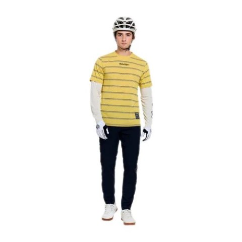 TLD KOSZULKA Z DŁUGIM RĘKAWEM SKYLINE FAKIE RIDE TEE STRIPE BUTTER (33226000)