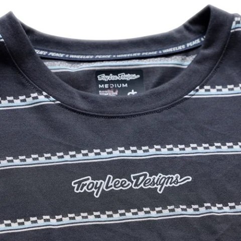 TLD KOSZULKA Z DŁUGIM RĘKAWEM SKYLINE FAKIE RIDE TEE STRIPE CARBON (33226001)