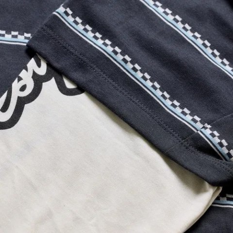 TLD KOSZULKA Z DŁUGIM RĘKAWEM SKYLINE FAKIE RIDE TEE STRIPE CARBON (33226001)