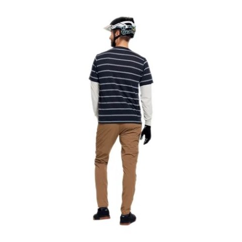TLD KOSZULKA Z DŁUGIM RĘKAWEM SKYLINE FAKIE RIDE TEE STRIPE CARBON (33226001)
