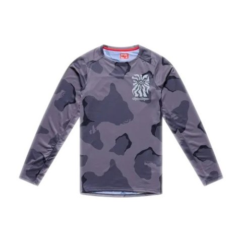 TLD KOSZULKA Z DŁUGIM RĘKAWEM SKYLINE PRO FLOW CAMO CARBON (30702300)