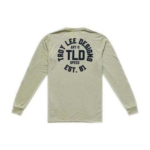 TLD KOSZULKA Z DŁUGIM RĘKAWEM SKYLINE RIDE TEE STAMPS SAGE (38304500)