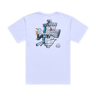 TLD KOSZULKA Z KRÓTKIM RĘKAWEM CARB CLUB WHITE (70173701)