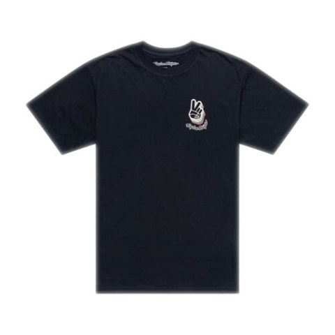 TLD KOSZULKA Z KRÓTKIM RĘKAWEM DEUCES BLACK (70173600)