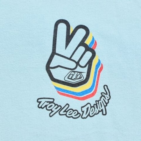 TLD KOSZULKA Z KRÓTKIM RĘKAWEM DEUCES DAWN BLUE (70173602)