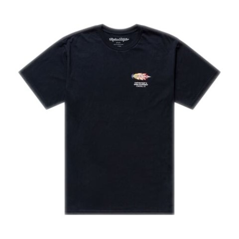 TLD KOSZULKA Z KRÓTKIM RĘKAWEM FEATHER BLACK / BLACK (70157102)