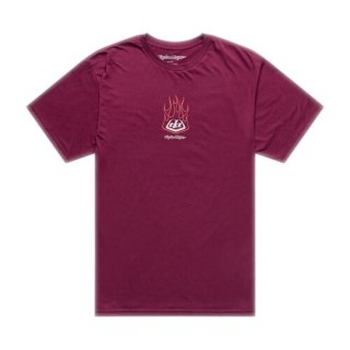 TLD KOSZULKA Z KRÓTKIM RĘKAWEM FLAME2 SANGRIA (70173101)