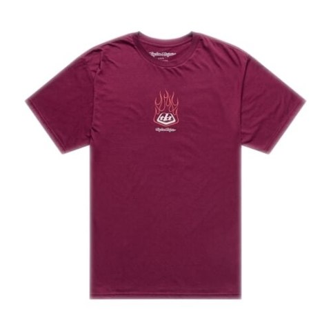 TLD KOSZULKA Z KRÓTKIM RĘKAWEM FLAME2 SANGRIA (70173101)