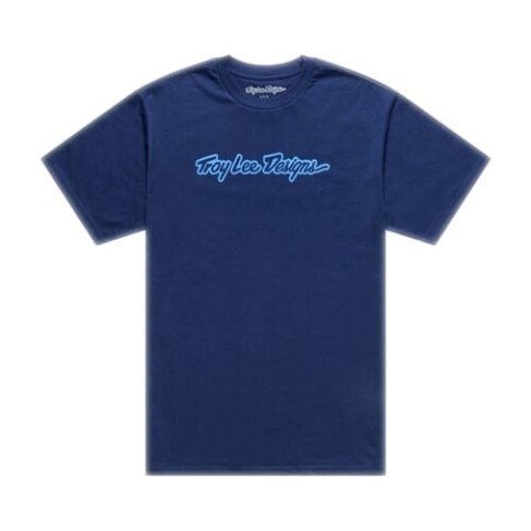 TLD KOSZULKA Z KRÓTKIM RĘKAWEM SIGNATURE NAVY / AERO BLUE (70191710)