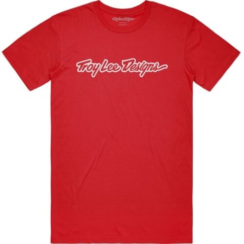 TLD KOSZULKA Z KRÓTKIM RĘKAWEM SIGNATURE SCARLET GLO (70191711)