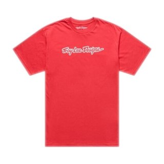 TLD KOSZULKA Z KRÓTKIM RĘKAWEM SIGNATURE SCARLET GLO (70191711)
