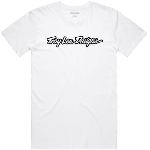 TLD KOSZULKA Z KRÓTKIM RĘKAWEM SIGNATURE WHITE / BLACK (70191709)