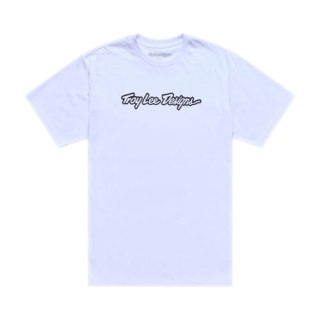 TLD KOSZULKA Z KRÓTKIM RĘKAWEM SIGNATURE WHITE / BLACK (70191709)