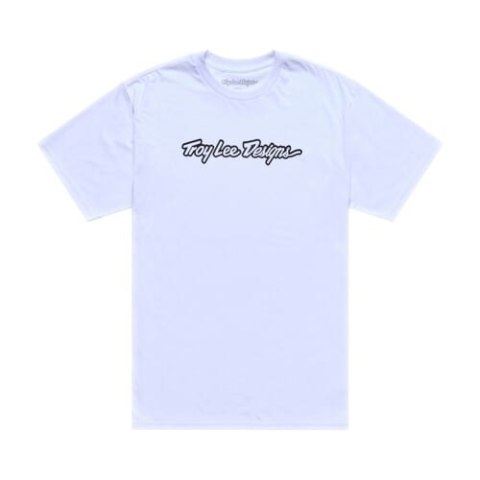 TLD KOSZULKA Z KRÓTKIM RĘKAWEM SIGNATURE WHITE / BLACK (70191709)