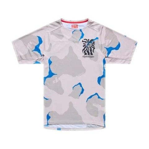 TLD KOSZULKA Z KRÓTKIM RĘKAWEM SKYLINE PRO FLOW CAMO PUMICE (30302301)