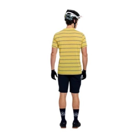 TLD KOSZULKA Z KRÓTKIM RĘKAWEM SKYLINE RIDE TEE CHECKED OUT BUTTER (38201601)