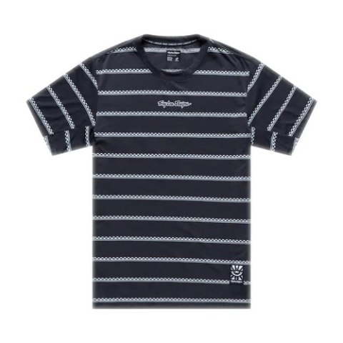 TLD KOSZULKA Z KRÓTKIM RĘKAWEM SKYLINE RIDE TEE CHECKED OUT CARBON (38201600)