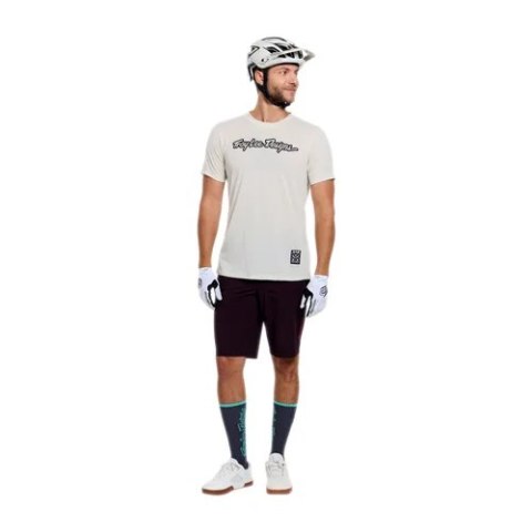TLD KOSZULKA Z KRÓTKIM RĘKAWEM SKYLINE RIDE TEE SIGNATURE PUMICE (38207203)