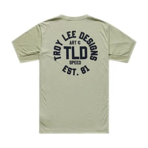 TLD KOSZULKA Z KRÓTKIM RĘKAWEM SKYLINE RIDE TEE STAMPS SAGE (38204500)