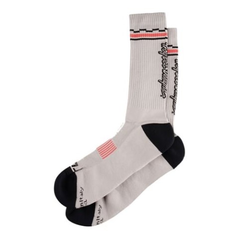 TLD SKARPETKI PERFORMANCE SOCKS CHECKA LIGHT GRAY (85306401)