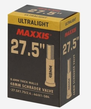 MAXXIS TUBE ULTRALIGHT 27.5X1.75/2.4 SCHRADER VALVE 48MM (EIB00139700)