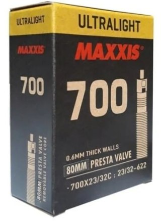 MAXXIS TUBE ULTRALIGHT 700X23/32C PRESTA VALVE 80MM (EIB00251200)