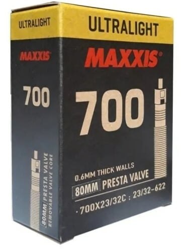 MAXXIS TUBE ULTRALIGHT 700X23/32C PRESTA VALVE 80MM (EIB00251200)
