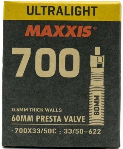 MAXXIS TUBE ULTRALIGHT 700X33/50C PRESTA VALVE 60MM (EIB00141500)