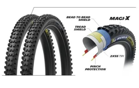 MICHELIN OPONA E-WILD FRONT 29x2.40 RACING LINE DARK KEVLAR MAGI-X TS TLR (819950)