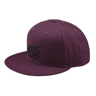 TLD CZAPKA Z DASZKIEM FLAT BILL SNAPBACK BADGE SANGRIA (788568003)