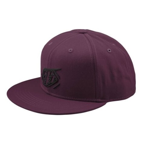 TLD CZAPKA Z DASZKIEM FLAT BILL SNAPBACK BADGE SANGRIA (788568003)