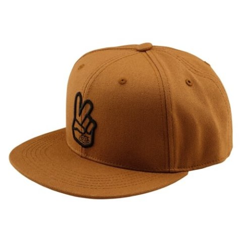 TLD CZAPKA Z DASZKIEM FLAT BILL SNAPBACK PEACE SIENNA (788696002)