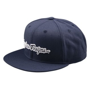 TLD CZAPKA Z DASZKIEM FLAT BILL SNAPBACK SIGNATURE INDIGO (788917005)