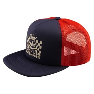 TLD CZAPKA Z DASZKIEM TRUCKER SNAPBACK FRIDAY NIGHT RED / INDIGO (787716000)