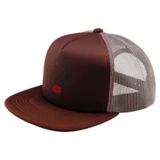 TLD CZAPKA Z DASZKIEM TRUCKER SNAPBACK PEACE OUT CHOCOLATE (787573040)