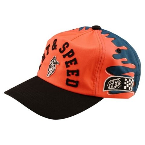 TLD CZAPKA Z DASZKIEM UNSTRUCTURED CURVED SNAPBACK FINISH LINE CORAL / BLUE (795235001)