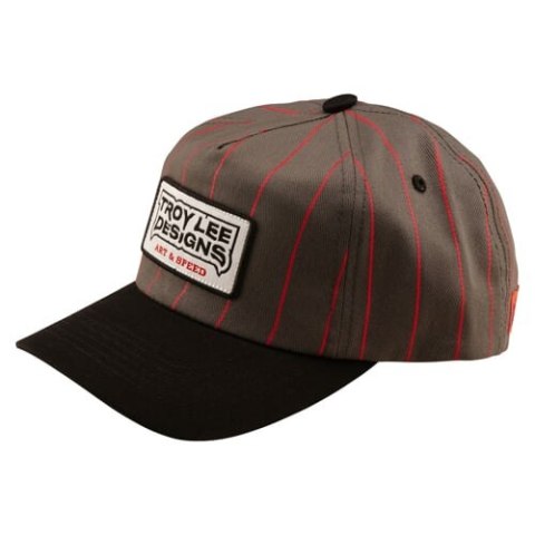 TLD CZAPKA Z DASZKIEM UNSTRUCTURED CURVED SNAPBACK MEDIEVAL GRAY / RED (795741001)