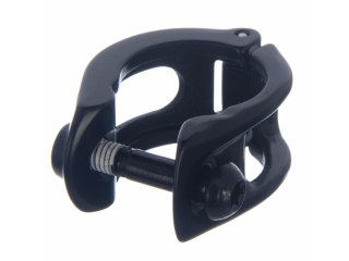 AM DB CLAMP HINGE AL BLK BOLT STAINL BLK