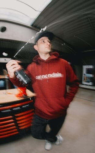 CANNONDALE LIFESTYLE HOODIE BUR/MRK