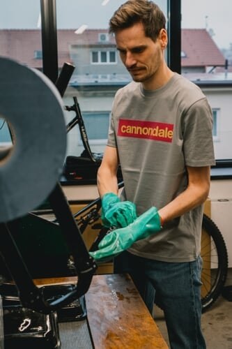 CANNONDALE LIFESTYLE T-SHIRT MGR/ORC/PYL