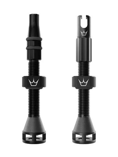 PEATY'S BEZDUŠOVÉ VENTILKY HOLESHOT FAST FLOW 42MM BLACK (PTV-HFF-42-BLK-12)