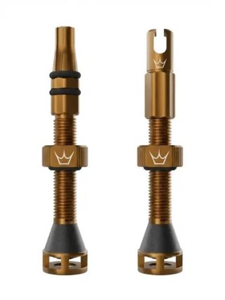 PEATY'S BEZDUŠOVÉ VENTILKY HOLESHOT FAST FLOW 42MM BOURBON (PTV-HFF-42-BRB-12)