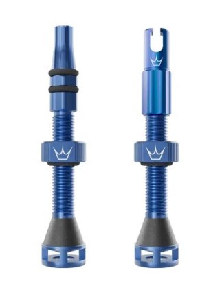 PEATY'S BEZDUŠOVÉ VENTILKY HOLESHOT FAST FLOW 42MM NAVY (PTV-HFF-42-NVY-12)