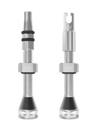 PEATY'S BEZDUŠOVÉ VENTILKY HOLESHOT FAST FLOW 42MM SILVER (PTV-HFF-42-SIL-12)