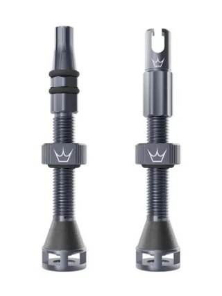 PEATY'S BEZDUŠOVÉ VENTILKY HOLESHOT FAST FLOW 42MM SLATE (PTV-HFF-42-SLT-12)