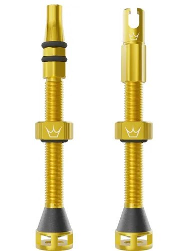 PEATY'S BEZDUŠOVÉ VENTILKY HOLESHOT FAST FLOW 60MM GOLD (PTV-HFF-60-GLD-12)