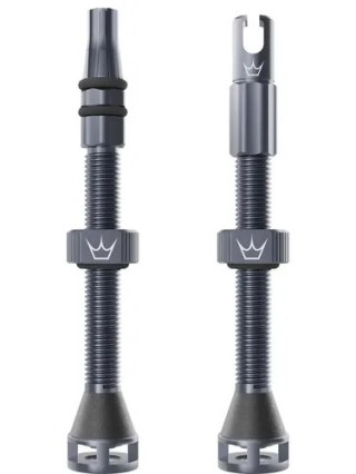PEATY'S BEZDUŠOVÉ VENTILKY HOLESHOT FAST FLOW 60MM SLATE (PTV-HFF-60-SLT-12)
