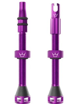 PEATY'S BEZDUŠOVÉ VENTILKY HOLESHOT FAST FLOW 60MM VIOLET (PTV-HFF-60-VLT-12)