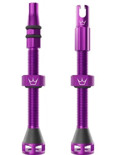 PEATY'S BEZDUŠOVÉ VENTILKY HOLESHOT FAST FLOW 60MM VIOLET (PTV-HFF-60-VLT-12)